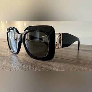 SOLD !  Jimmy Choo Black Gaya Sunglasses BRAND NEW